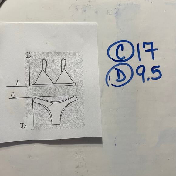 EUC - Athleta Striped Cut-Out Hipster Bikini Bottom - Picture 5 of 5